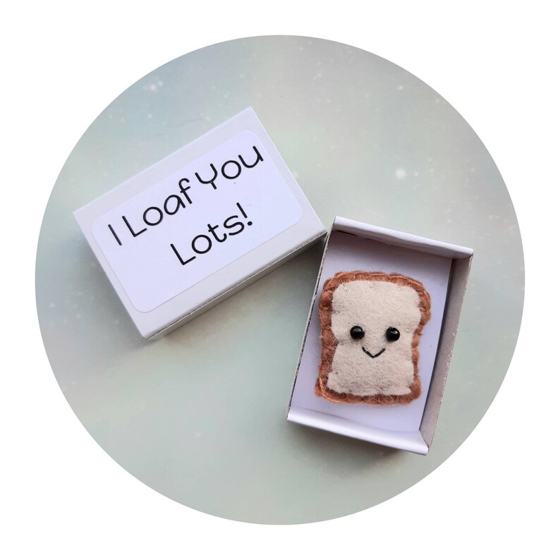 I Loaf You Lots Cute Boyfriend Gift Funny Pun Matchbox Etsy