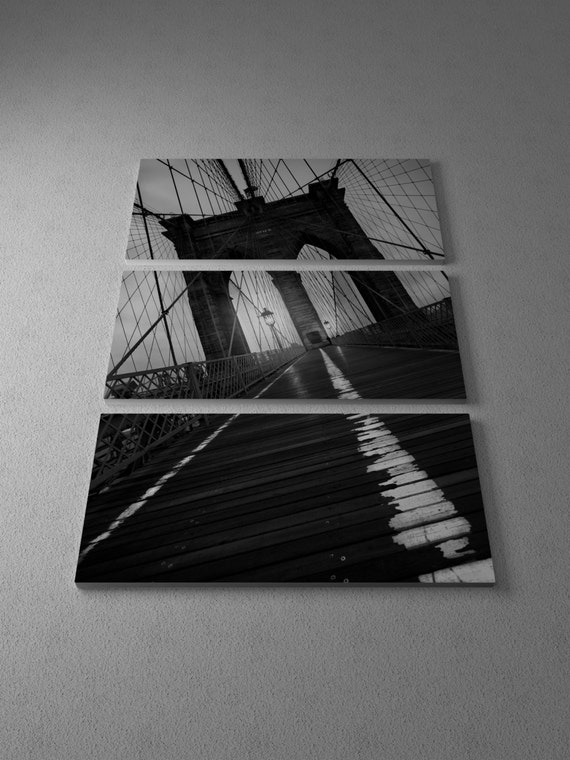 Brooklyn Bridge Study I by Moises Levy Gallery Wrapped Canvas | Etsy