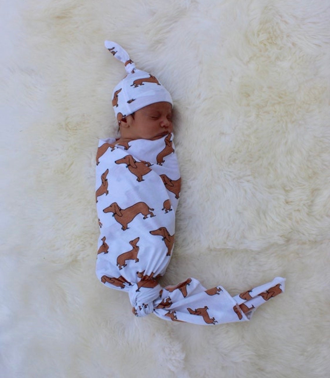 Here Pup SWADDLE HAT Set Dog Swaddle Hat Baby Etsy