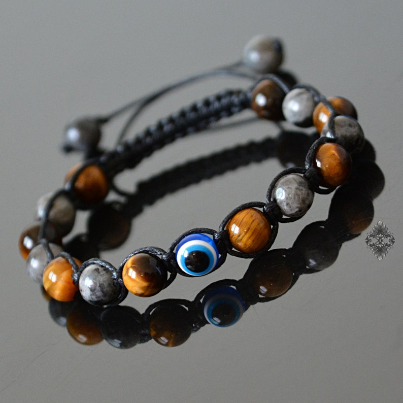 Evil Eye Jewelry Evil Eye Bracelet Mens Bracelet Beaded Etsy