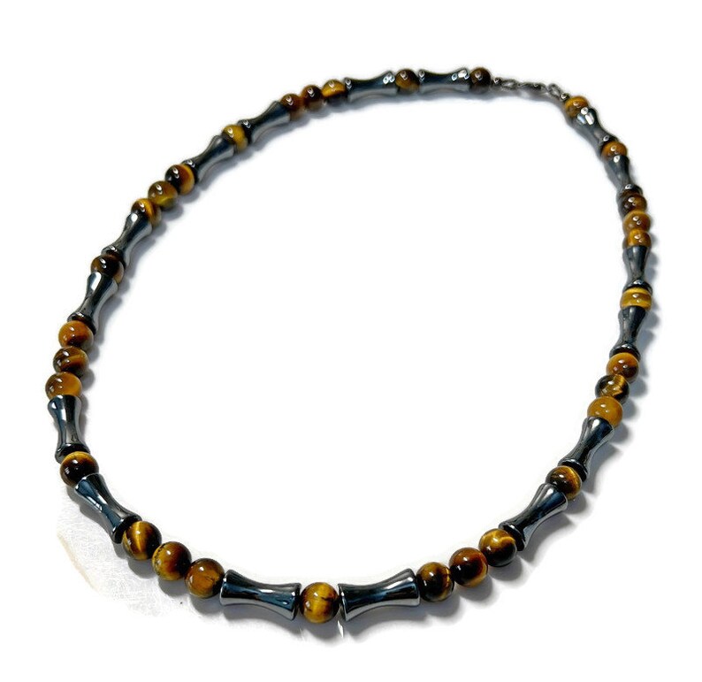 Men's Beaded Necklace Surfer Jewelry Beaded Necklace Etsy