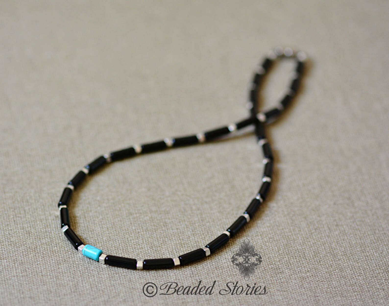 Black Onyx Necklace Mens Jewelry Onyx Necklace Healing Etsy