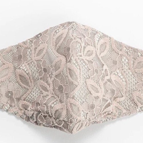 FORMAL FACE MASK Lace Face Mask Blush Mask Nose Wire Elegant Etsy