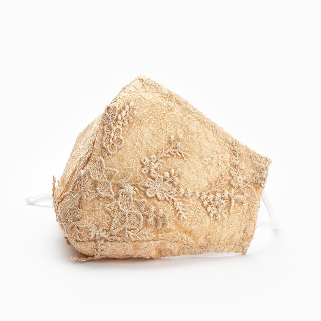 Formal Face Mask Gold Lace Mask Formal Party Mask Formal Dress Mask