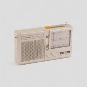 Vintage Grundig Bluetooth Radio | Upcycled 70s Transistor | Retro Speaker, 70s Decor & Original Music Gift