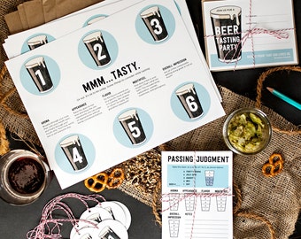 Printable Beer Tasting Score Cards - Etsy