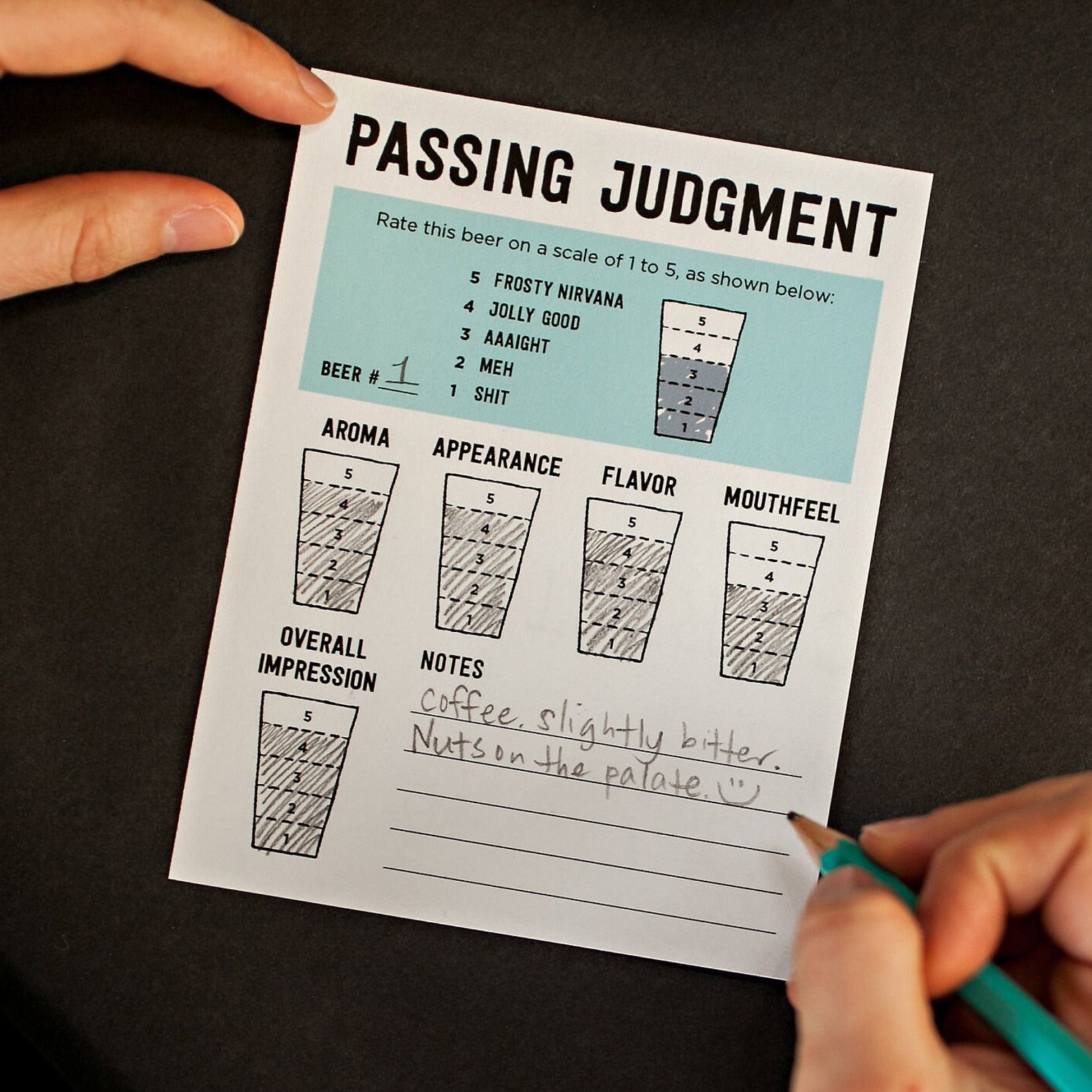 Printable Beer Tasting Score Cards - Etsy
