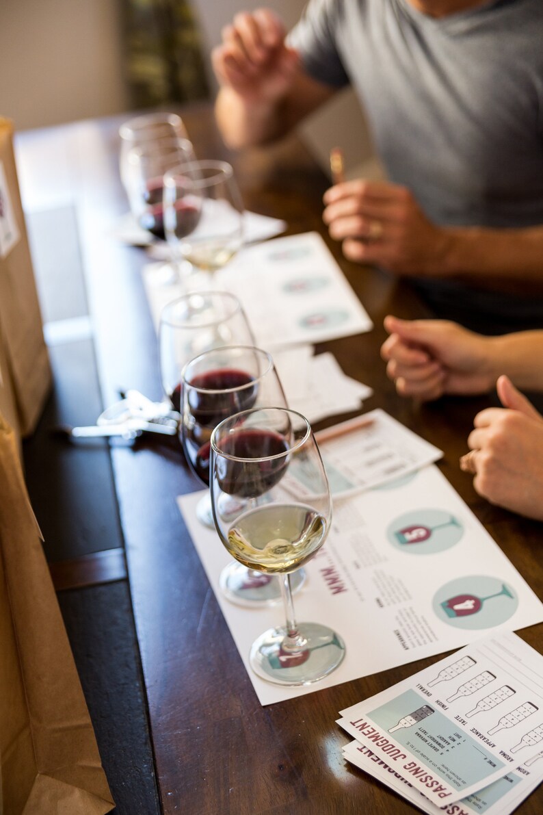 Printable Wine Tasting Placemat - Etsy