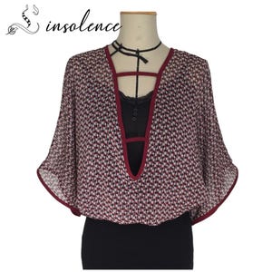 PDF Blouse Jasmin short dolman sleeve top,easy blouse sewing pattern,printable A0 A4 top pattern,summer blouse pdf, ENGLISH VERSION