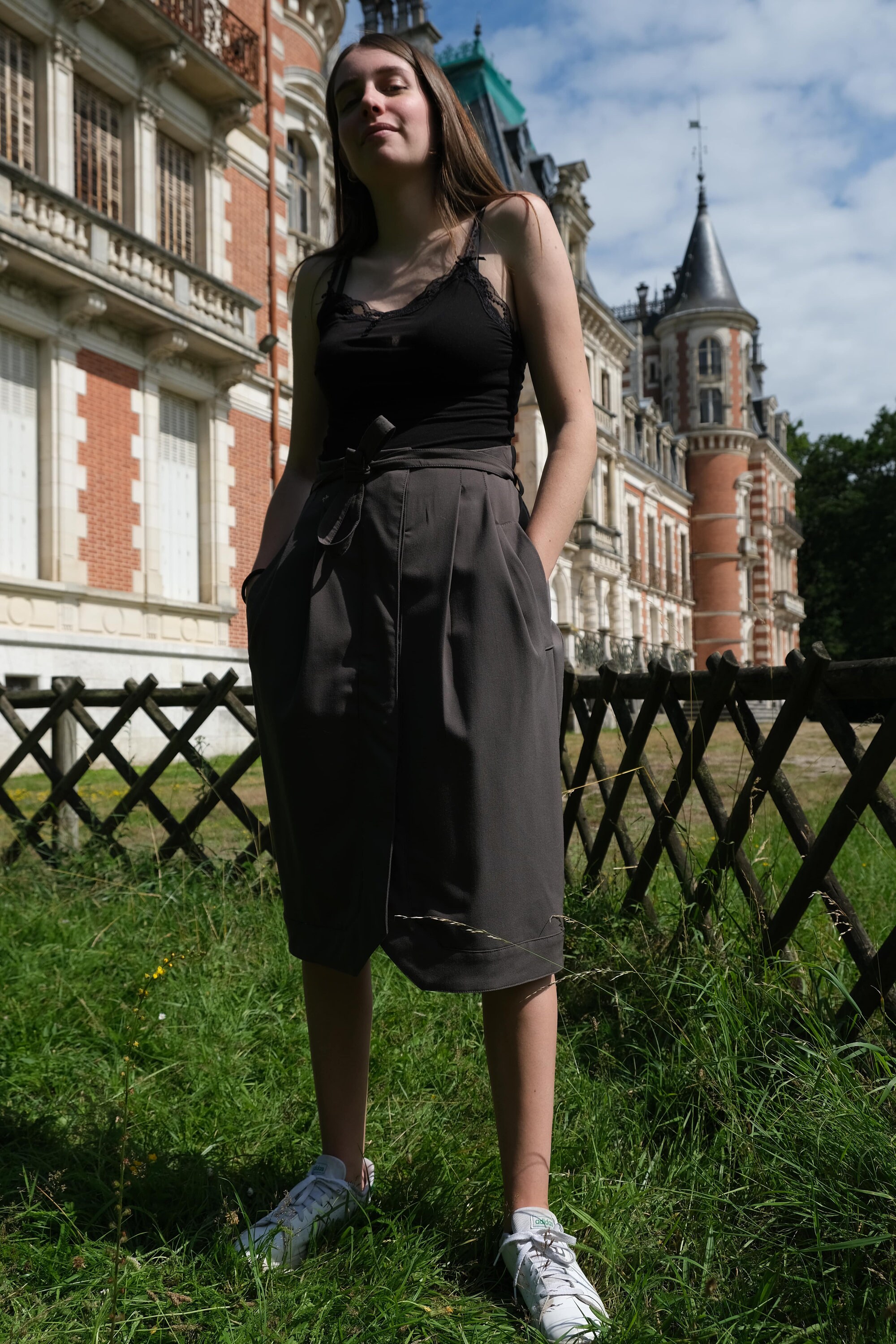 High waist skirt