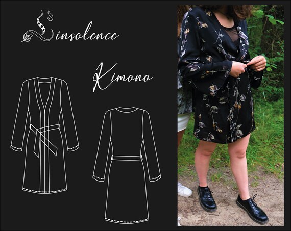 PDF Kimono Pattern Kimono Printable Kimono Pattern Digital - Etsy