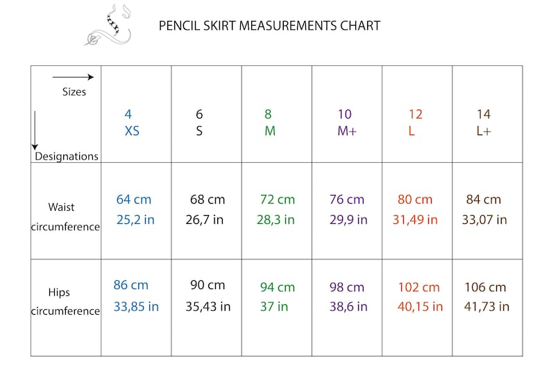 PDF pencil skirt pattern,high waisted skirt,panneled skirt,instant download pattern,digital sewing pattern for beginner,! ENGLISH VERSION image 10