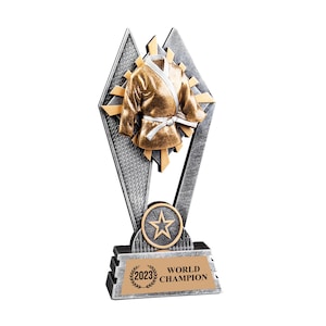 Custom Martial Arts Trophy: Personalized Sports Award