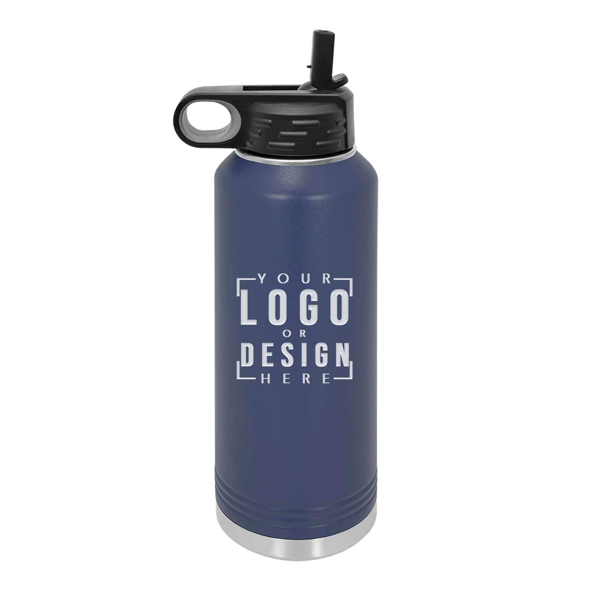 Personalized Stainless Steel Water Bottle: Engraved Insulated Sports ...