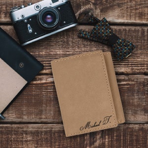 Cartera tridupé de cuero sintético personalizada