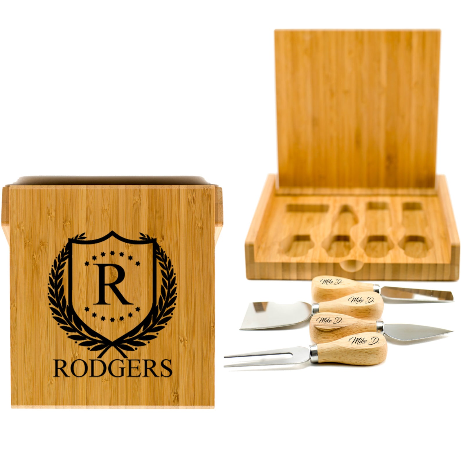 Personalizado Custom Engraved Cheese Board & Knife Tool Set Etsy