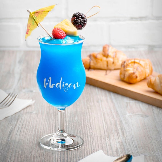 Hurricane cocktail glass deals