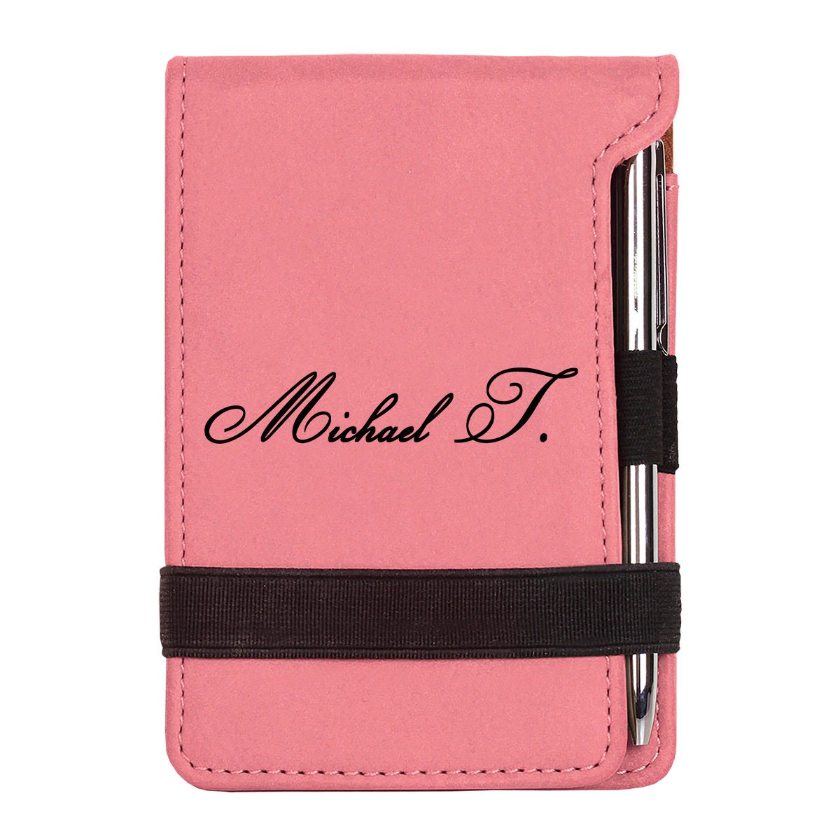 Leatherette Notepad Personalized Leatherette Mini Notepad With Pen - Etsy