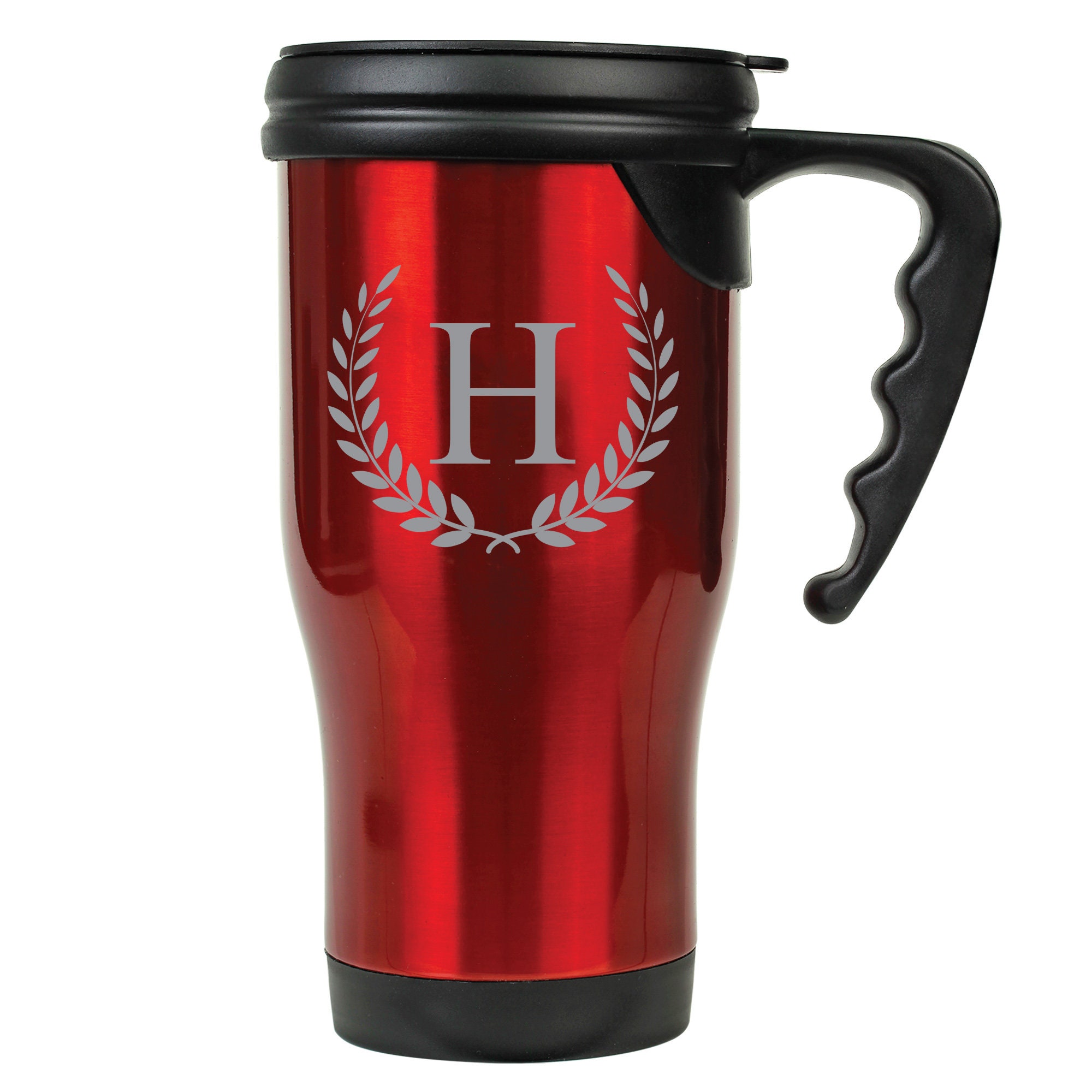 Personalized 16oz Travel Mug With Handle Etsy