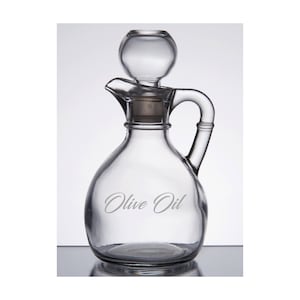 Personalized Cruet with Stopper