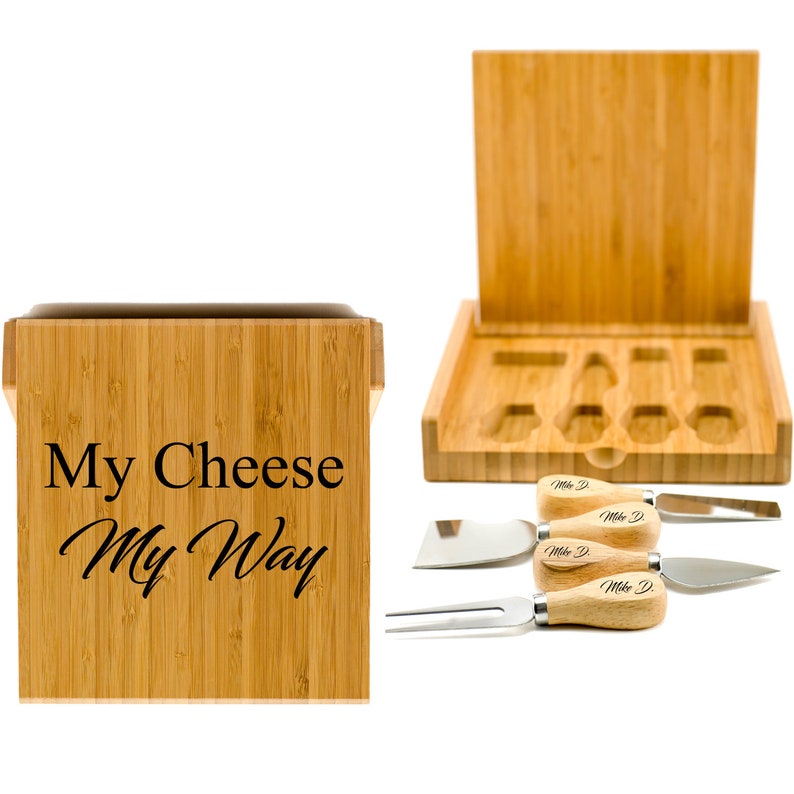 Sofia's Findings Cheese Board and Knife Set
