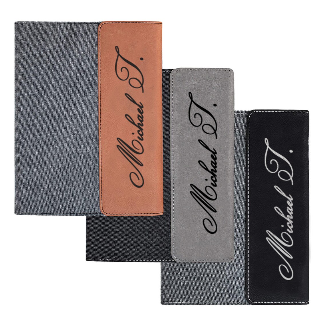 Personalized Canvas Portfolio with Notepad Etsy