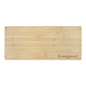 Custom Bamboo Charcuterie Board/Cutting Board, Engraved Cutting Board, Christmas Gift, Wedding Gift, Cheese Board