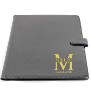 Personalized Business Portfolio | Custom Engraved - Miller Design