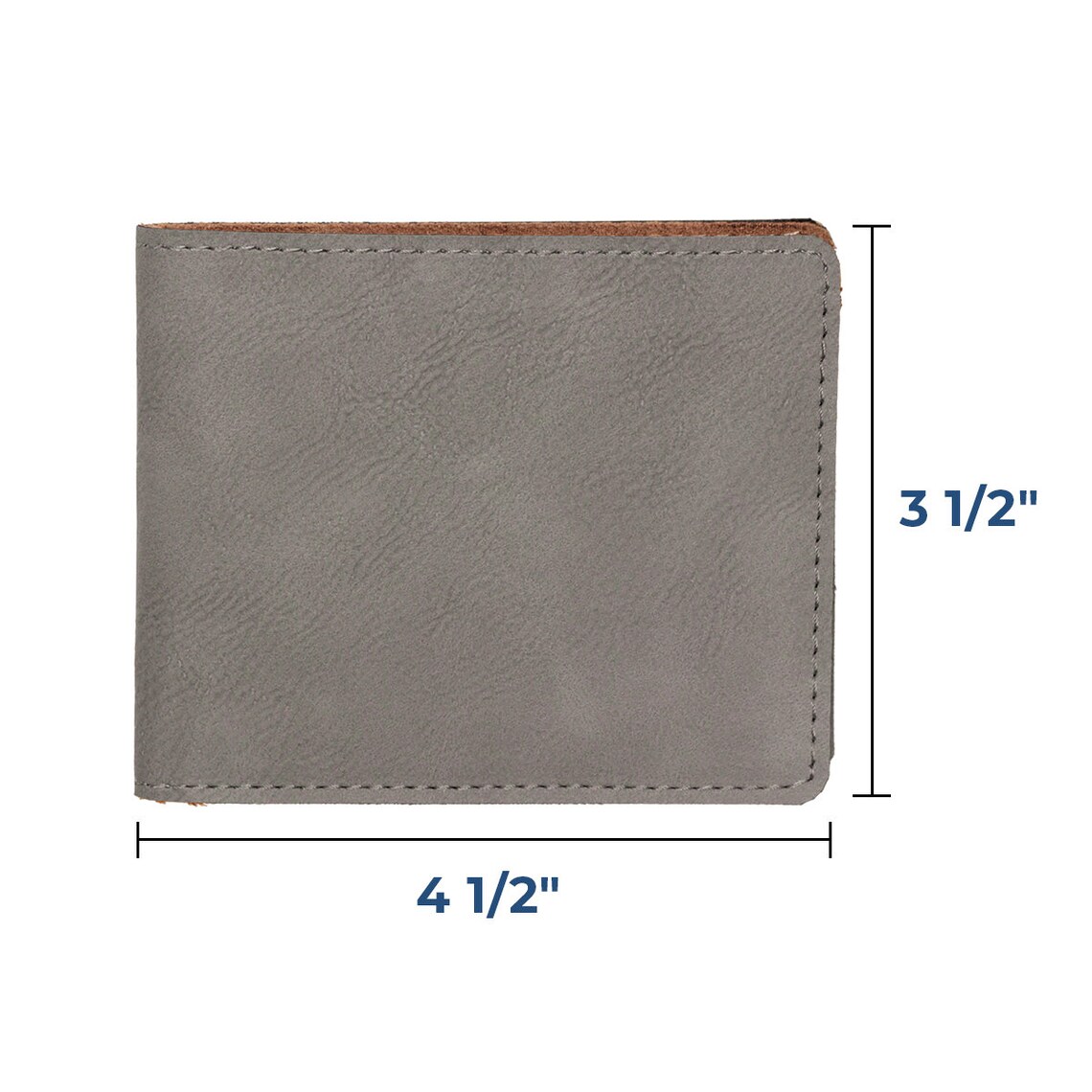 Personalized Leatherette BiFold Wallet Etsy