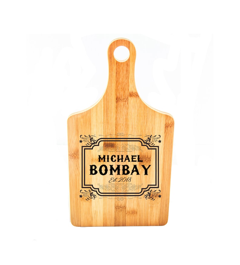 Personalized Cutting Board Paddle Cutting Board Custom Engraved Cutting Board