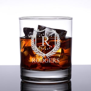 Personalized Rocks Glass – Whiskey Glass | Groomsmen or Groomsman Gift - ShieldStar