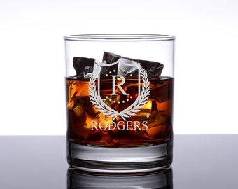 Personalized Rocks Glass – Whiskey Glass | Groomsmen or Groomsman Gift - ShieldStar