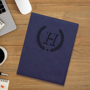 Cartera mediana de polipiel Horace personalizada con bloc de notas