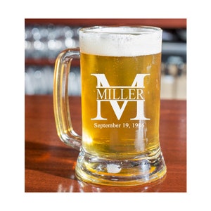 Personalized - Custom Engraved Beer Mugs 16oz | Miller Design