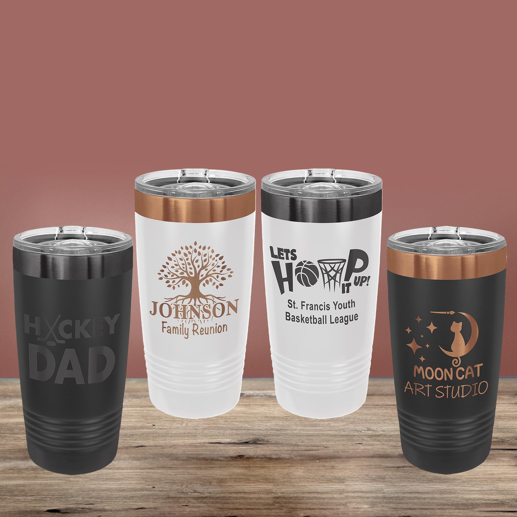 Personalized 20 oz. Ion-Plated Vacuum Insulated Tumbler with Slider Lid