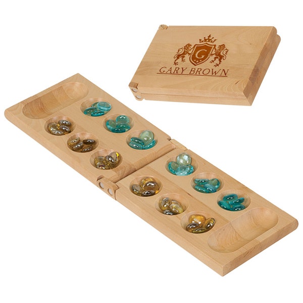 Personalized Mancala Game Gift Set - Royal