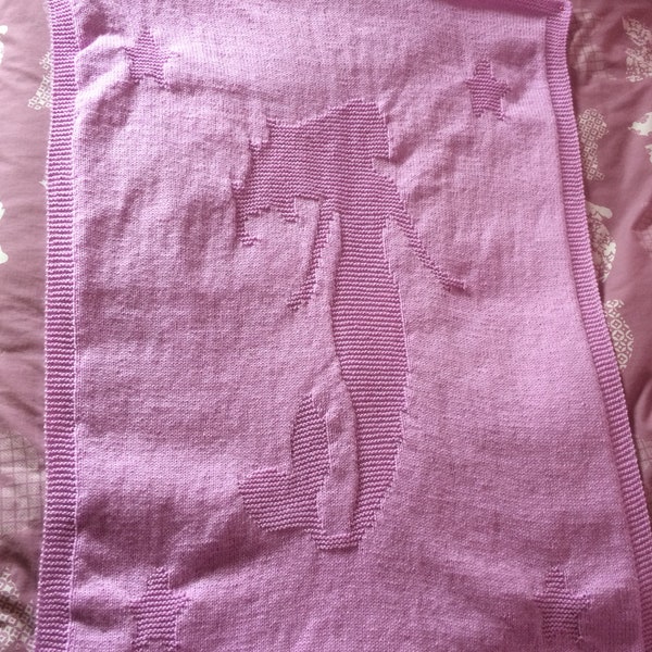 Mermaid Dreams Baby Children's Blanket Knitting Pattern PDF ONLY