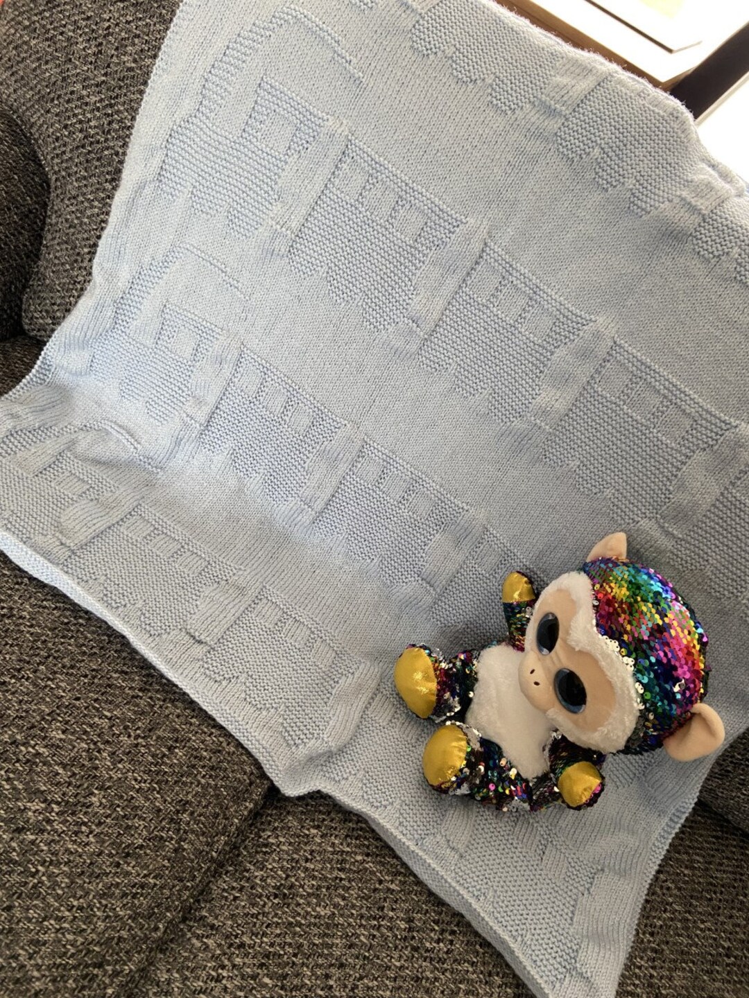 Choo Choo Train Blanket Knitting Pattern PDF ONLY. Etsy