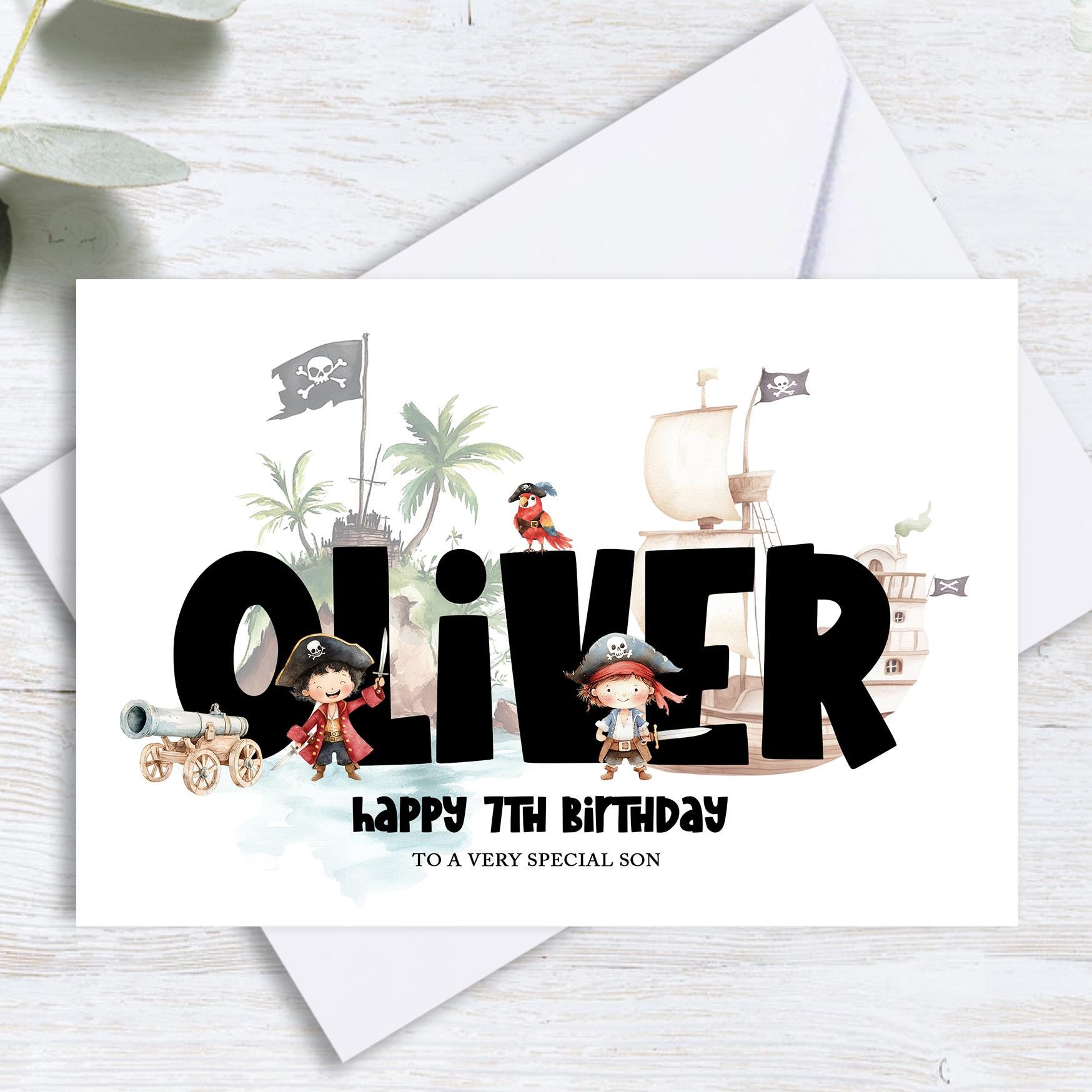 One piece bday greeting card - Etsy 日本