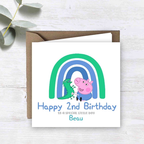 George Pig Birthday - Etsy