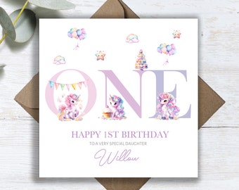 BIGLIETTO AUGURI BUON COMPLEANNO CUPCAKE E UNICORNO - BIGLIETTI AUGURI