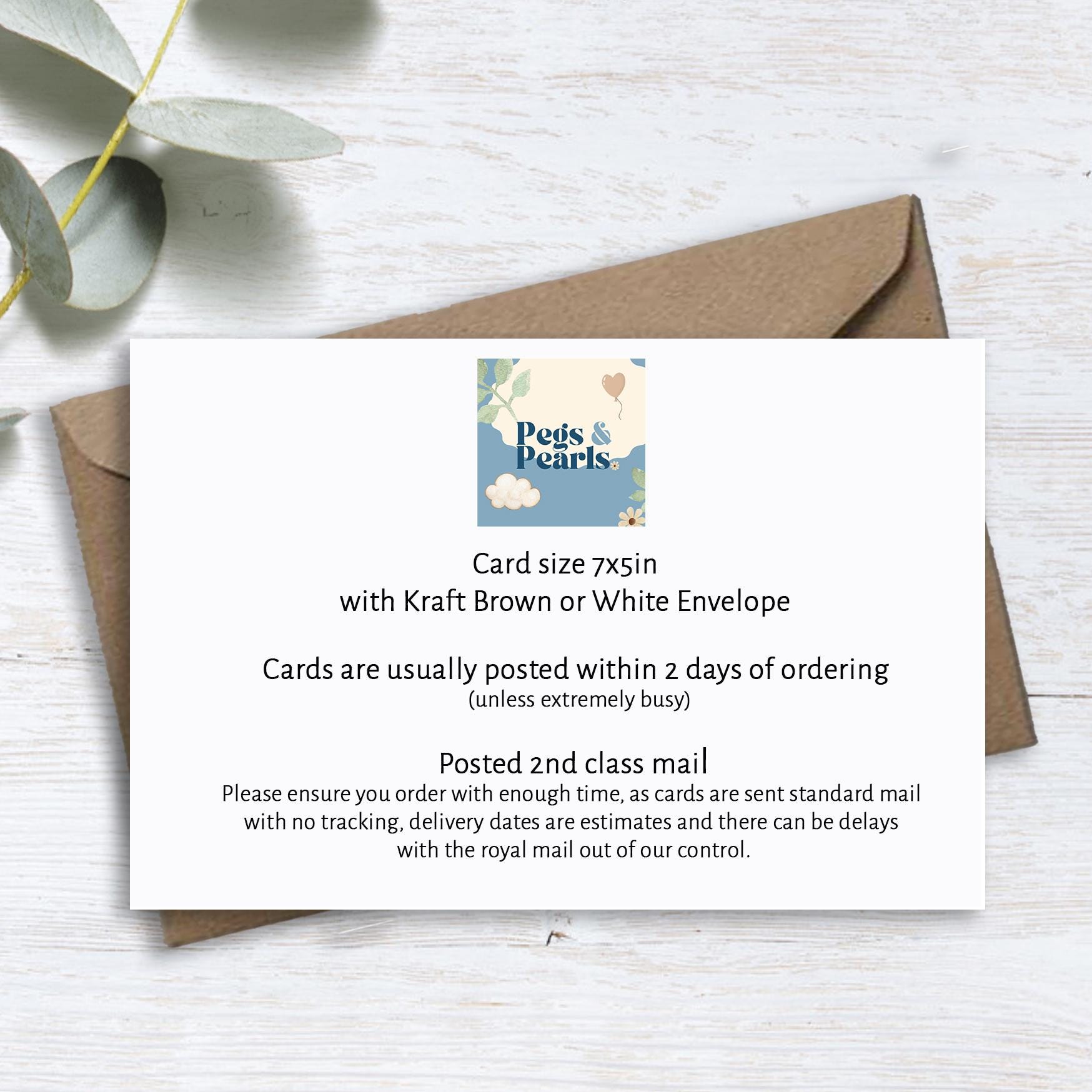 Matte 7x5 Card