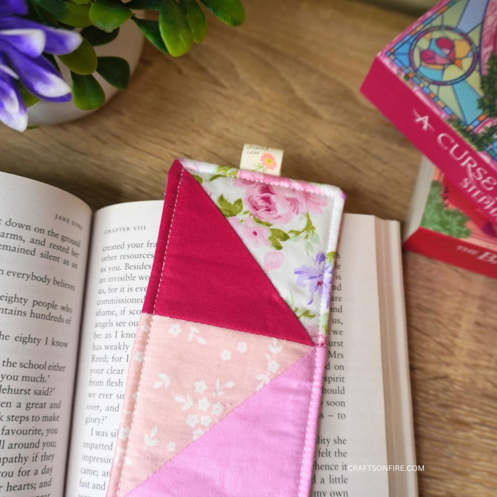 Patchwork FABRIC BOOKMARK PDF Sewing Pattern (printable A4 Guide ...
