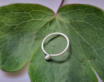 Thin Sterling Silver Nose Ring Hoop: 22 Gauge, Hypoallergenic