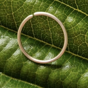 Thin Sterling Silver Toe Ring: Delicate Adjustable Band