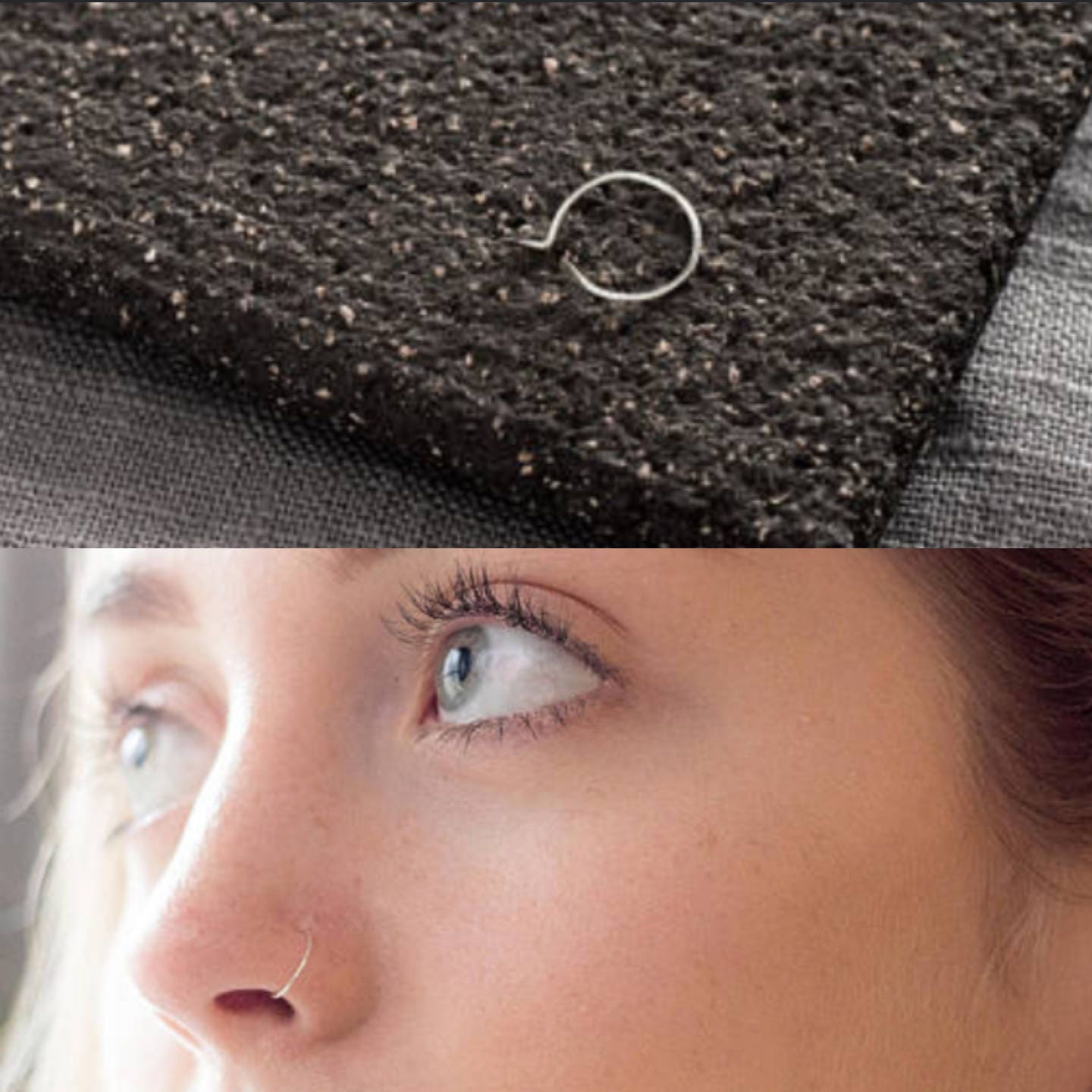 Buy Gold Faux Nose Ring No Piercing Needed, 10 to 6mm Fake Nose Ring, Cuff Nose  Ring Online in India - Etsy