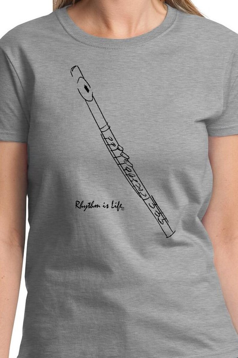 Flute TShirt Etsy