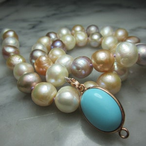 Pearls Bracelet Summer Chain Tahiti Topas Turquoise