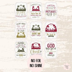 Fournitures pour la fabrication de cartes de Noël, Noël religieux, faites vos propres cartes de Noël, embellissements de cartes, fournitures d'artisanat, décorations, créations en papier, 9