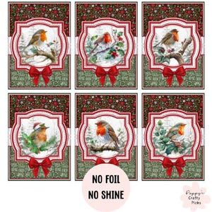 6 décorations pour cartes, fabrication de cartes de Noël, fournitures de fabrication de cartes, fournitures créatives, scrapbooking, embellissements de cartes, créations de Noël en papier